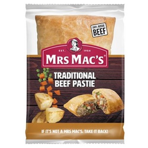 Pastie Traditional Beef 12x165g 