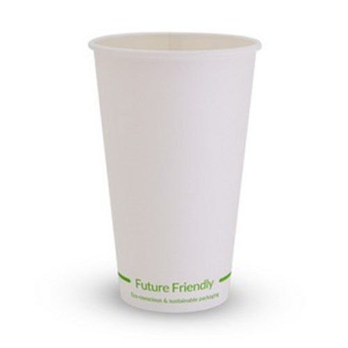 Cup Coffee 16oz Single Wall White 1000/ctn