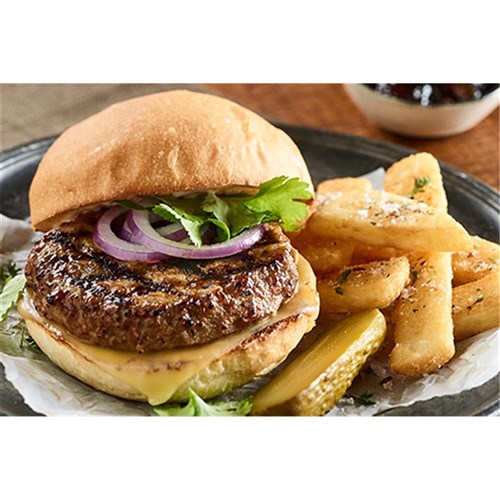 Burger Beef Par Cooked 20x120g Halal