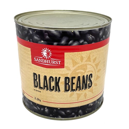 Beans Black Whole Italian 2.5kg 
