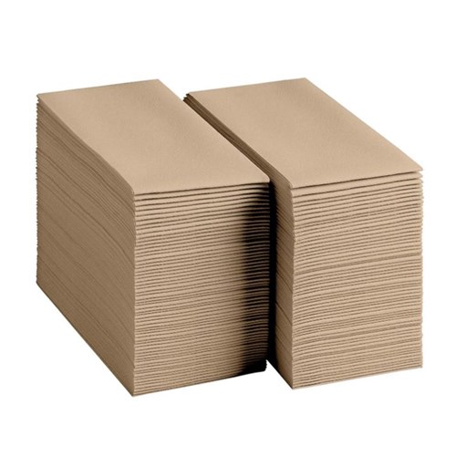 Napkins Dinner Kraft Quilted GT Fold 1000/ctn
