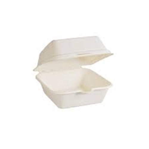 Clam Burger Box Natural Fibre 6