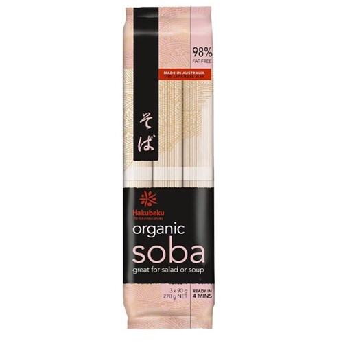 Noodles Soba Organic 12 x 270gm 