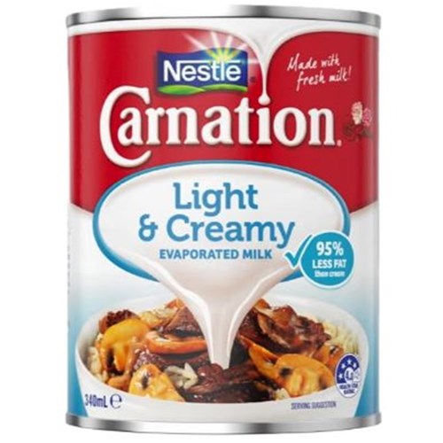 Milk Evaporated Carnation 340ml BIL 