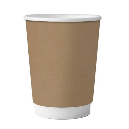 Cup Coffee 12oz Double Wall Kraft  500/ctn