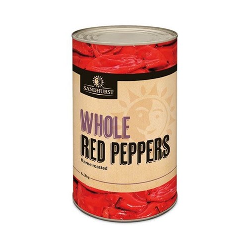 Red Roasted Whole Peppers A12 