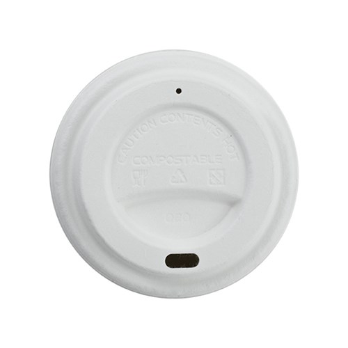Lid to Suit Moulded Fibre 4oz Coffee Cup  50/pkt