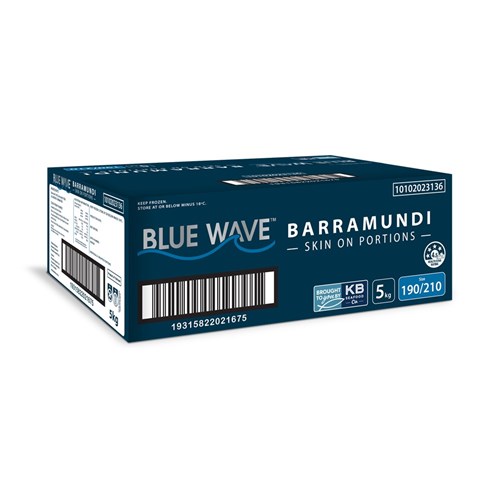 Barramundi Portions 190/210g Sk/On 5kg Centre Cut