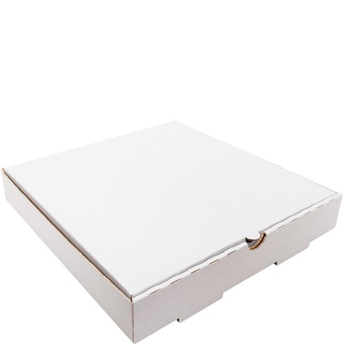Pizza Box 13in White Plain 50/ctn