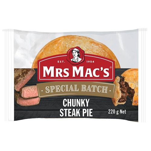 Pie Chunky Steak 12x240gm 
