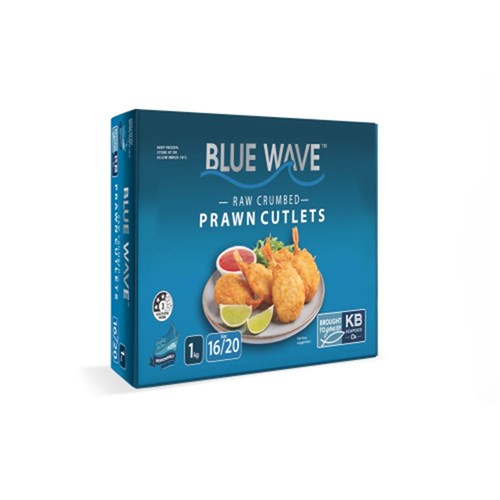 Prawn Cutlets Crumbed 16/20 1kg 
