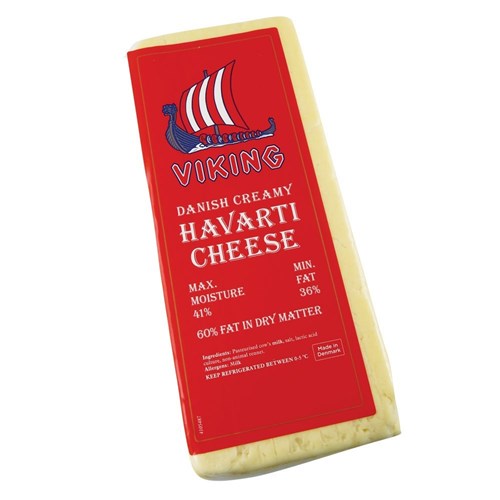 Cheese Havarti 60% approx 4kg R/W 