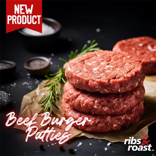 Burger Beef Patties 48x150g 