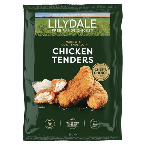 Chicken Tenders Crumbed Free Range 1kg 47-92gm