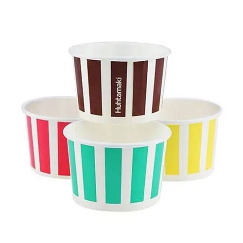 Cup Ice Cream 5oz (1000) Candy Stripe