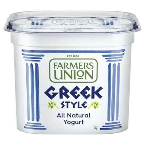 Yoghurt Natural Greek Style 1kg 
