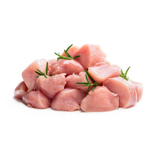 Chicken Breast Raw Diced 2kg 20x20mm