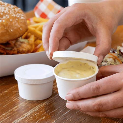 Container 2oz Sauce Cup (60ml) PLA 50/sleeve