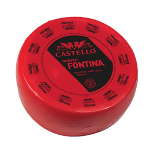 Cheese Fontina Danish Wheel 5KG R/W 