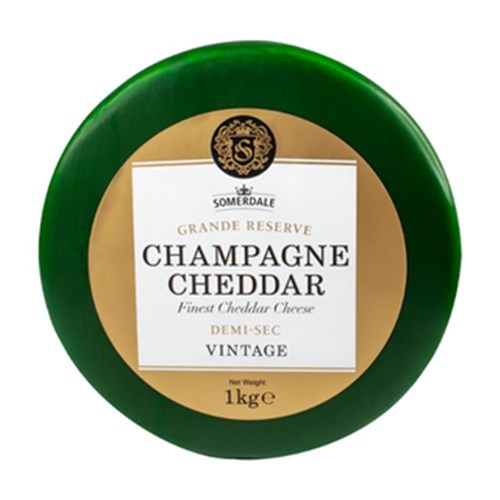 Cheese Champagne Cheddar Wheel 1KG 
