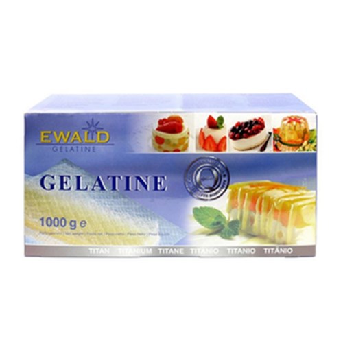 Gelatine Sheets Titanium 1KG 