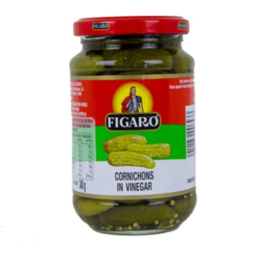 Cornichons In Vinegar Jar 340G 