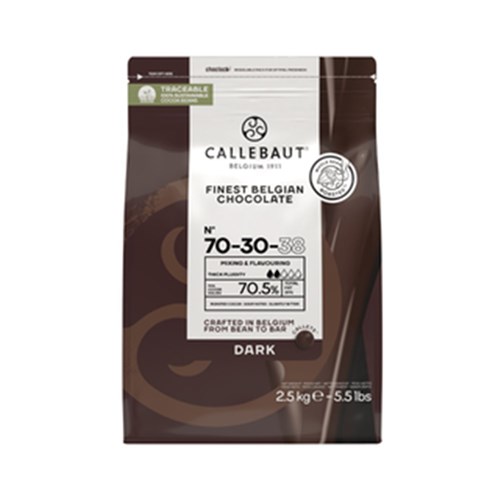 Chocolate Dark Callets 70.5% 2.5KG 