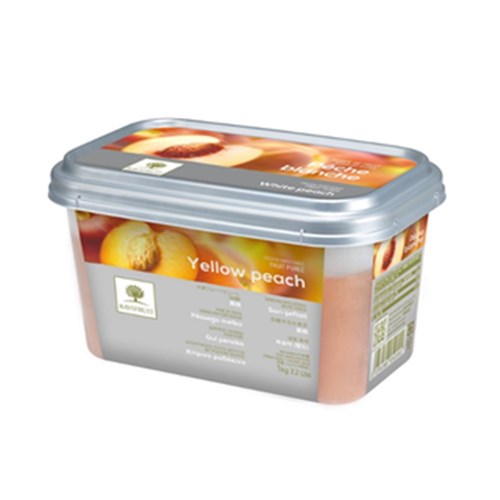 Puree Peach Yellow Frozen 1KG 