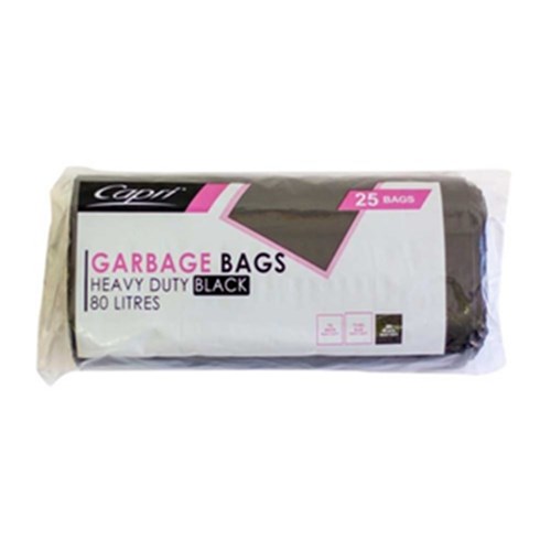 Bags Garbage 80L Black 250G  