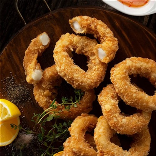 Squid Rings Panko Crumb 4KG Hand Cut
