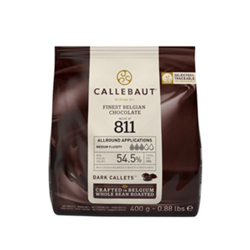 Chocolate Dark Callets 54.5% 400G 