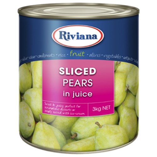 Pear Slices 3kg  In Natural Juice