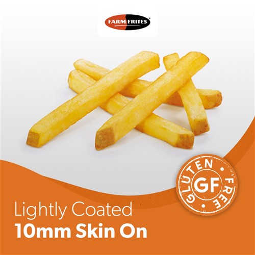 Chips Crispy Coated Skin On 10mm 6x2.5kg Gluten Free