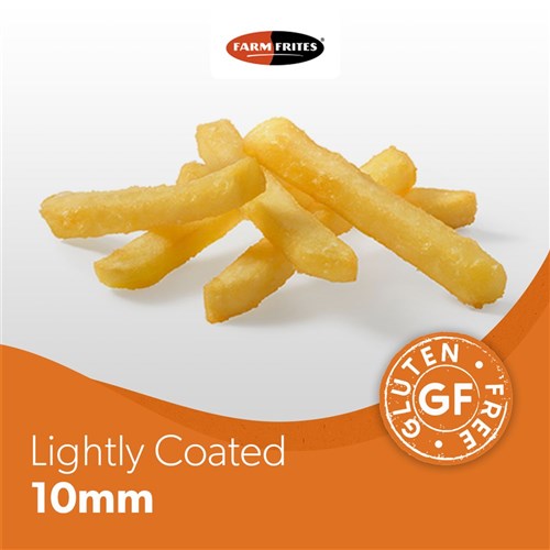 Chips Lightly Coated 10mm 4x2.5kg Gluten Free