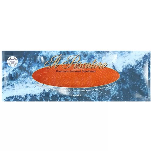 Salmon Stealhead Smoked Frozen 1kg 